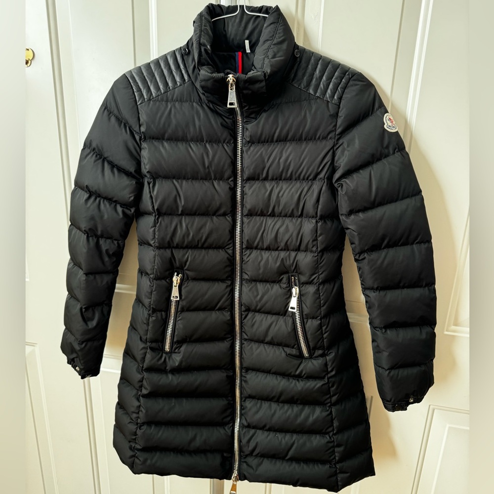 Moncler Quilted Black Puffer Coat